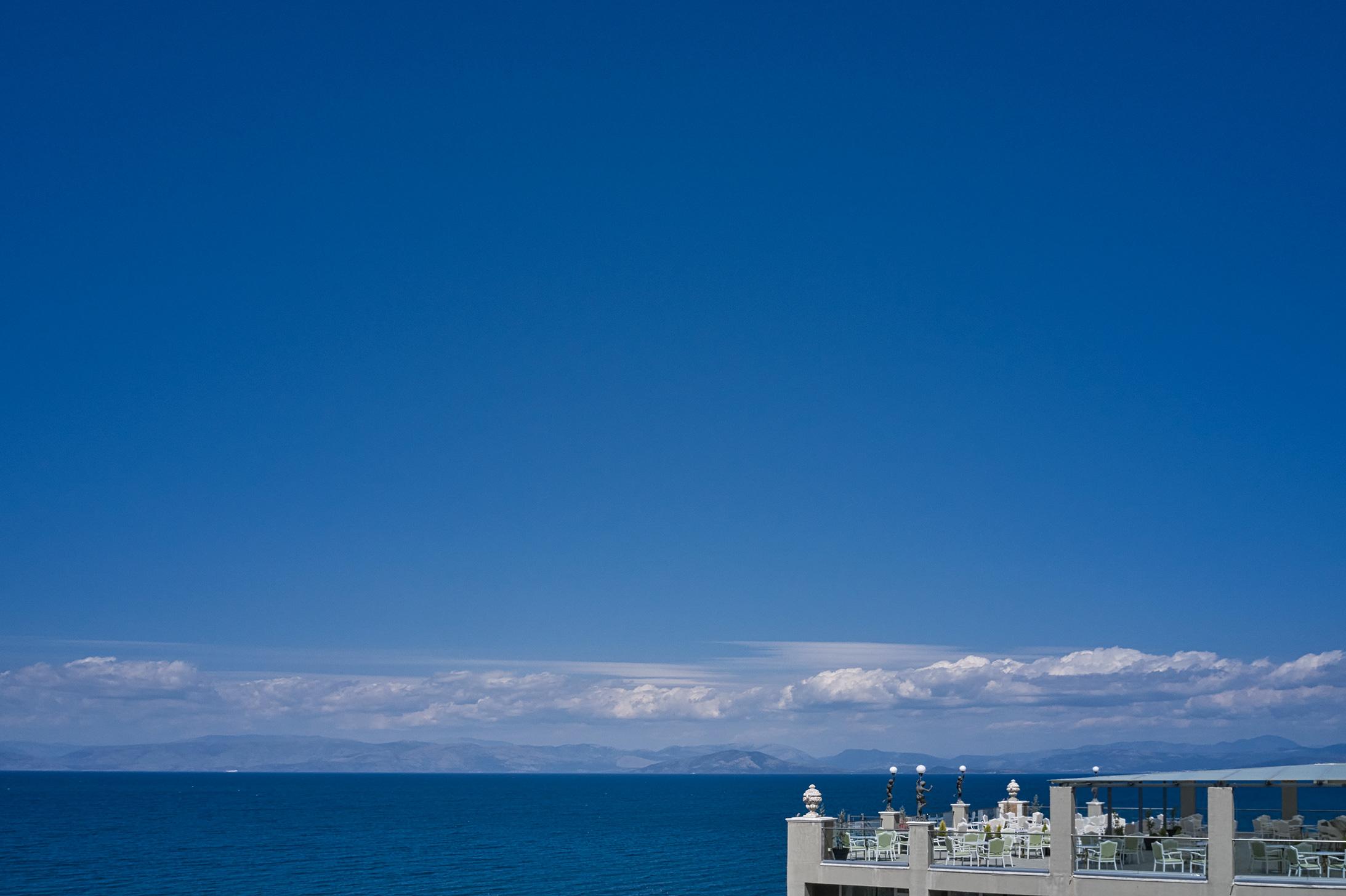 Kairaba Mythos Palace - Adults Only Kouspádhes Exterior foto View of the Mediterranean Sea from the hotel